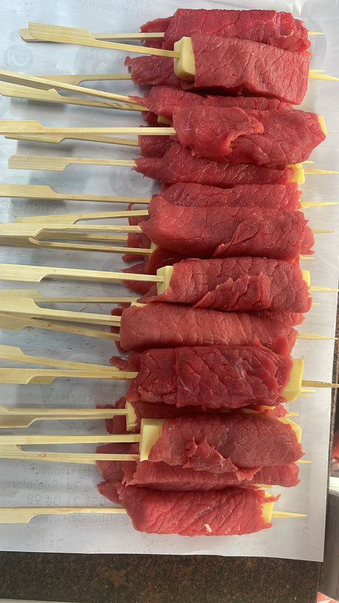 Brochettes yakitori aux fromages prix 5€ pièces
