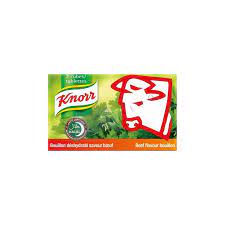 KNORR BOEUF CUBES 1€ pièces (56€ kg)